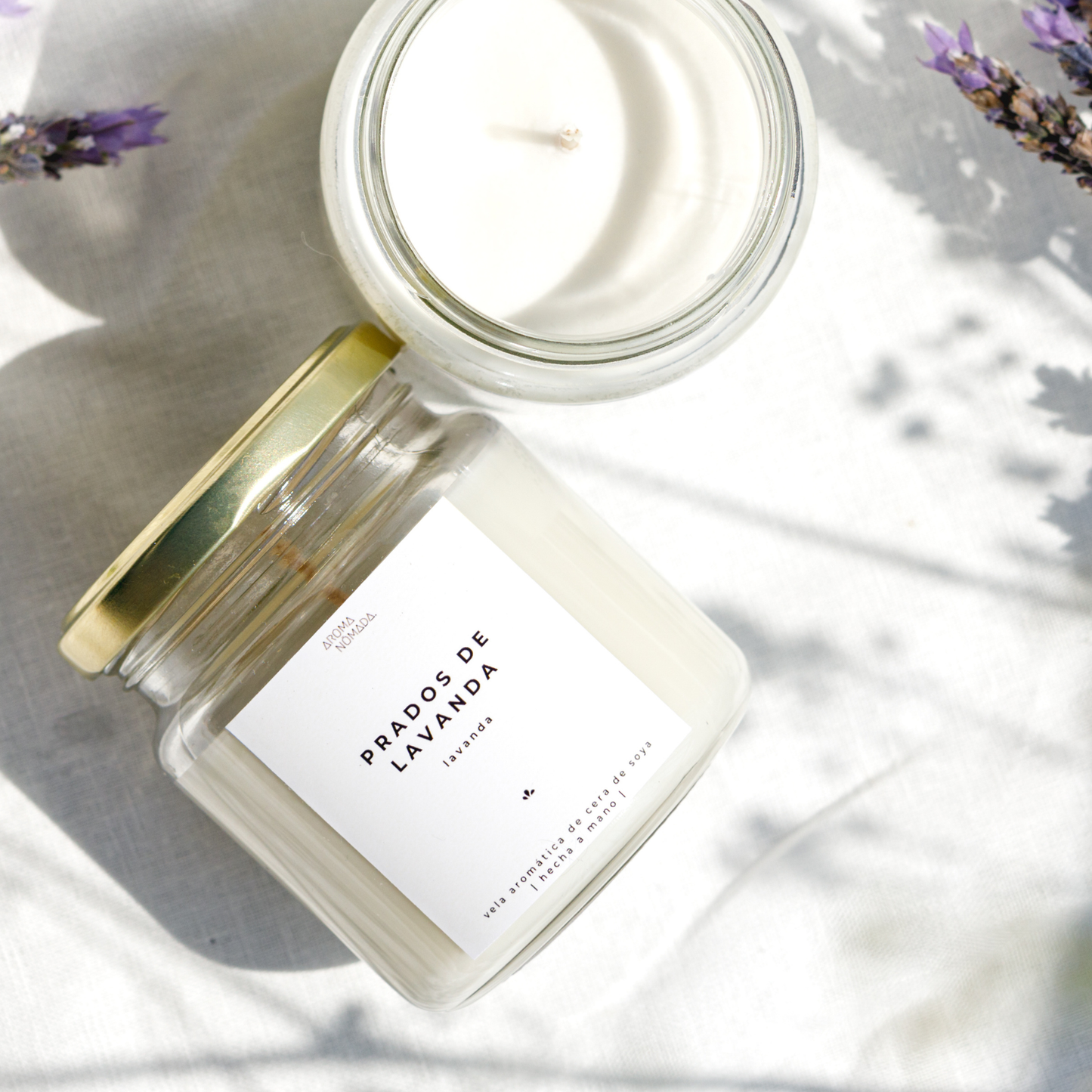 PRADOS DE LAVANDA 150 g | VELA AROMÁTICA DE CERA DE SOYA