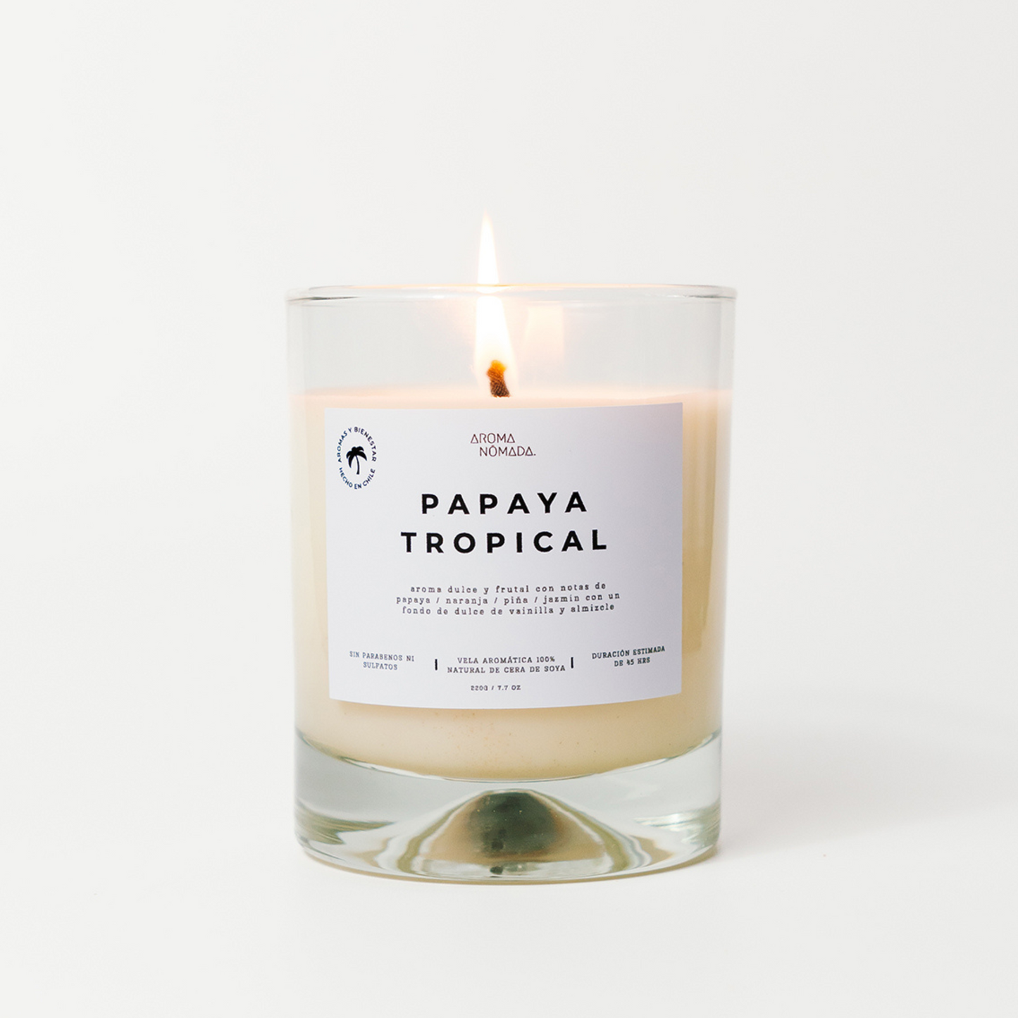 PAPAYA TROPICAL |VELA AROMÁTICA DE CERA DE SOYA 220 g