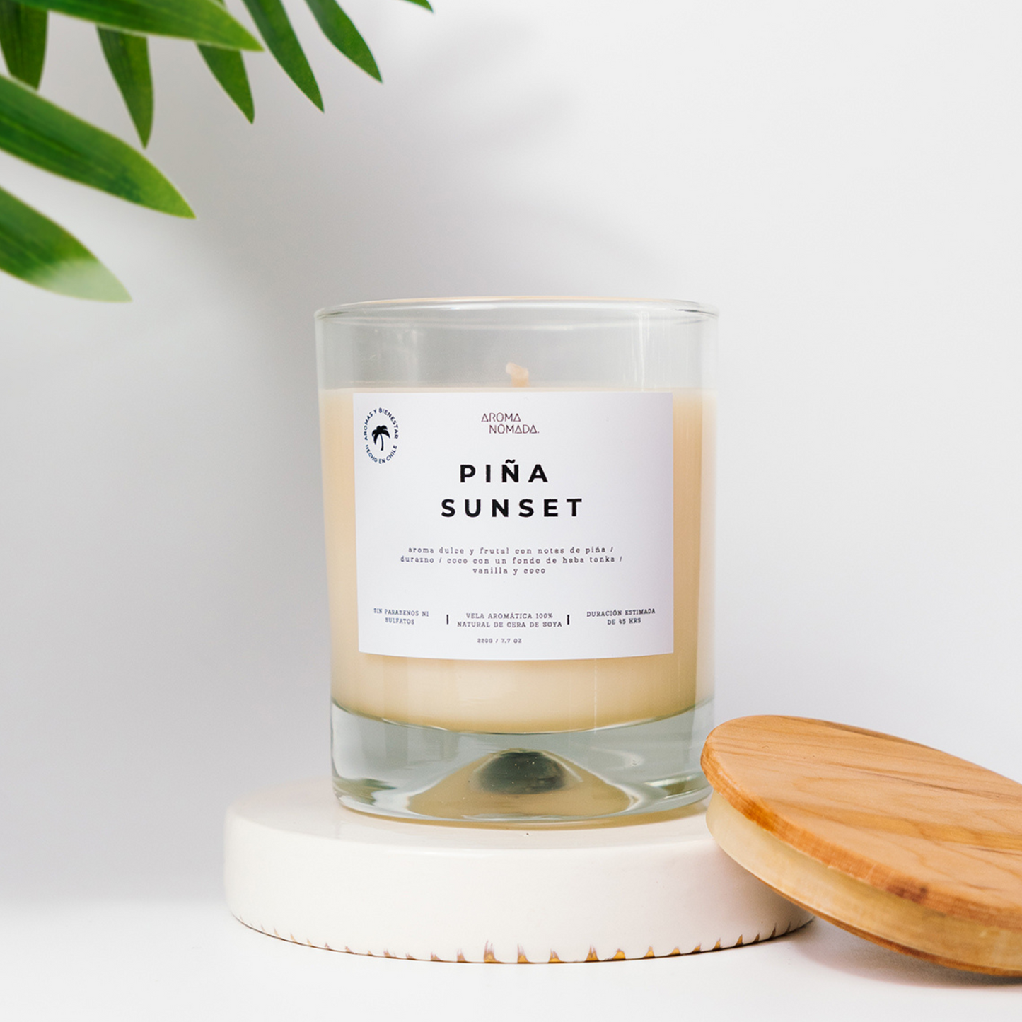 PIÑA SUNSET |VELA AROMÁTICA DE CERA DE SOYA 220 g