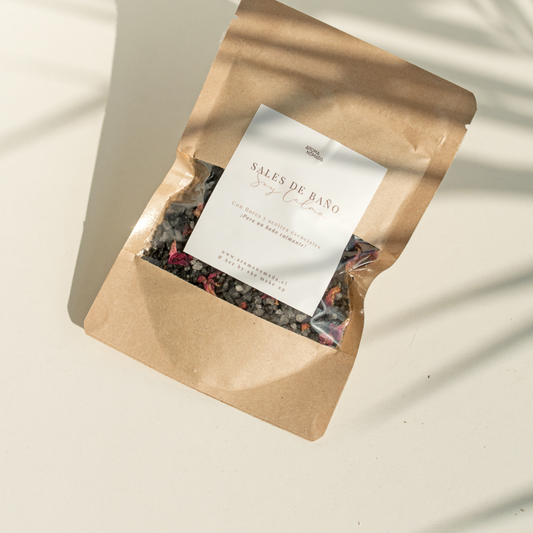 SAL DE BAÑO CON FLORES NATURALES Y ACEITES ESENCIALES
