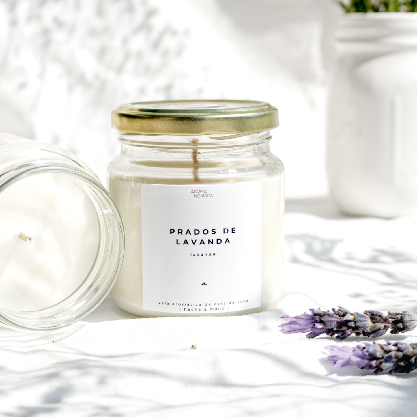 PRADOS DE LAVANDA 150 g | VELA AROMÁTICA DE CERA DE SOYA