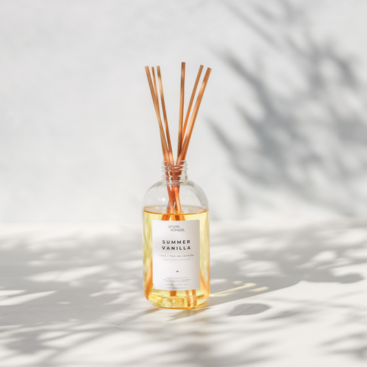 DIFUSOR DE VARITAS SUMMER VANILLA | COCO Y FLOR DE VAINILLA