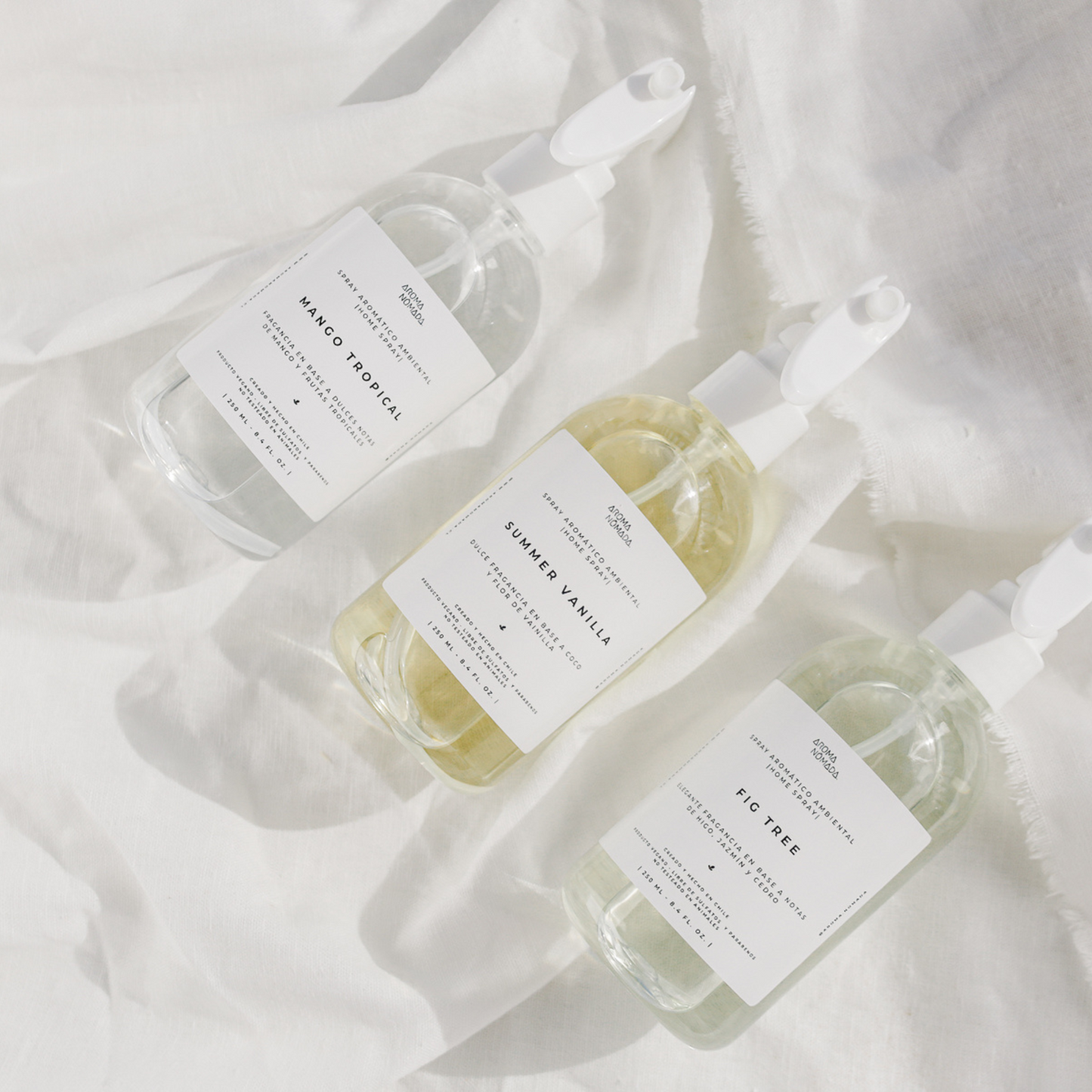 PACK 3 HOME SPRAY | AROMAS MANGO TROPICAL + SUMMER VANILLA + FIG TREE