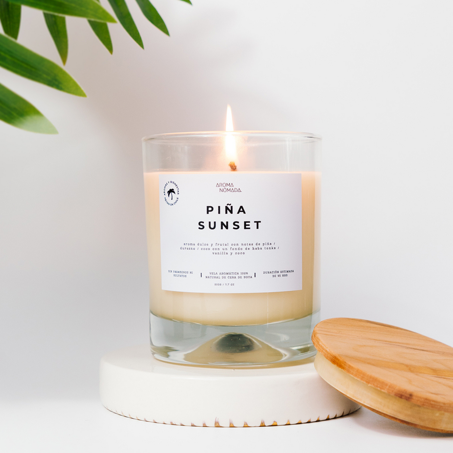 PIÑA SUNSET  |VELA AROMÁTICA DE CERA DE SOYA 220 g