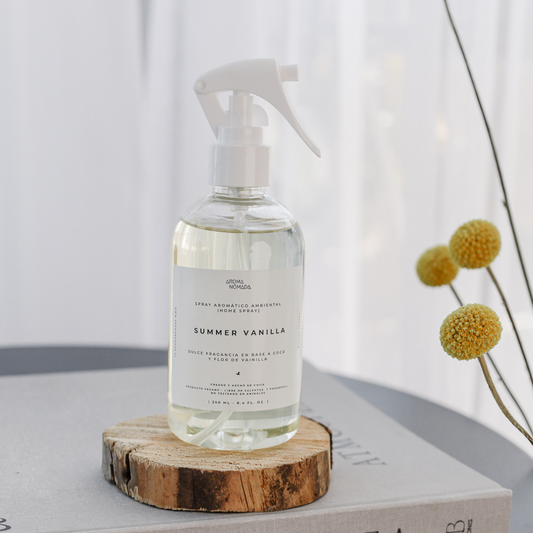 HOME SPRAY AMBIENTAL Y TEXTIL SUMMER VANILLA | COCO Y FLOR DE VAINILLA