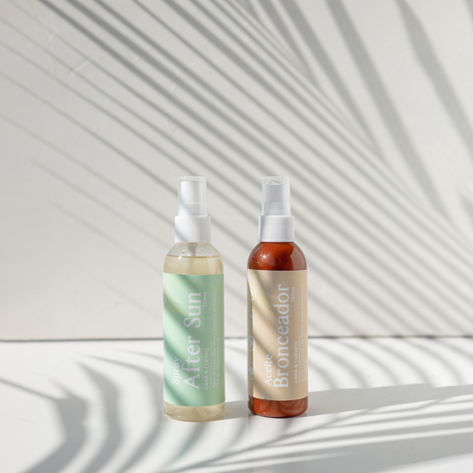 ACEITE BRONCEADOR NUTRITIVO + AFTER SUN HIDRATANTE | PACK BEAUTY VERANO