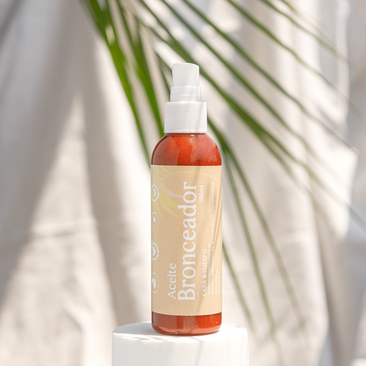 ACEITE BRONCEADOR NUTRITIVO AROMA A COCO | MONOI - COCO -ZANAHORIA